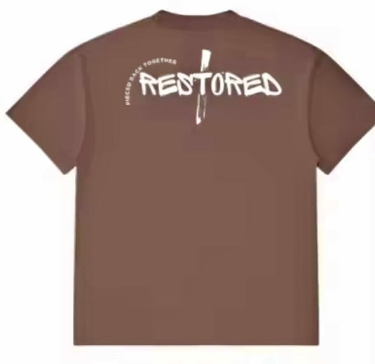 Brown Restored T Shirt